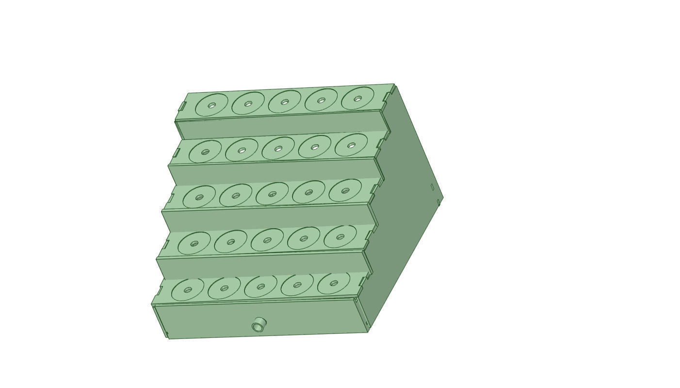 Vape Atomizer stand with or without Drawer 3D print model_1