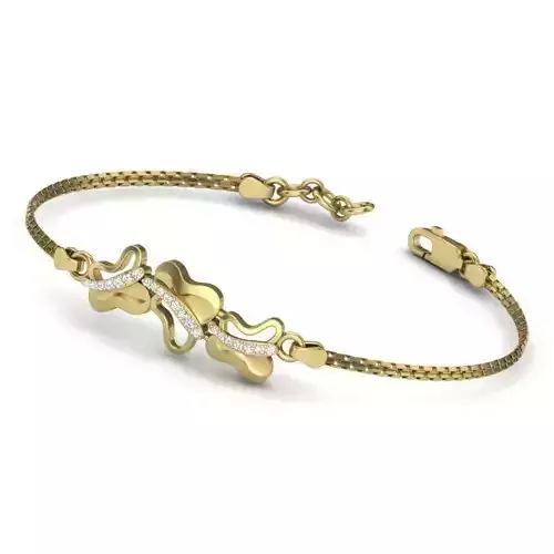 Women bracelets 3dm stl render detail 3D print model