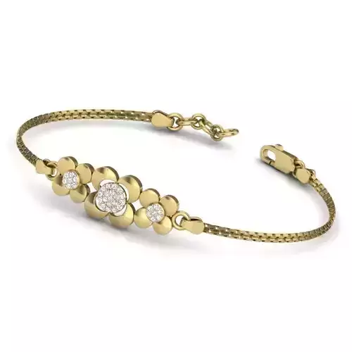 Women bracelets 3dm stl render detail 3D print model