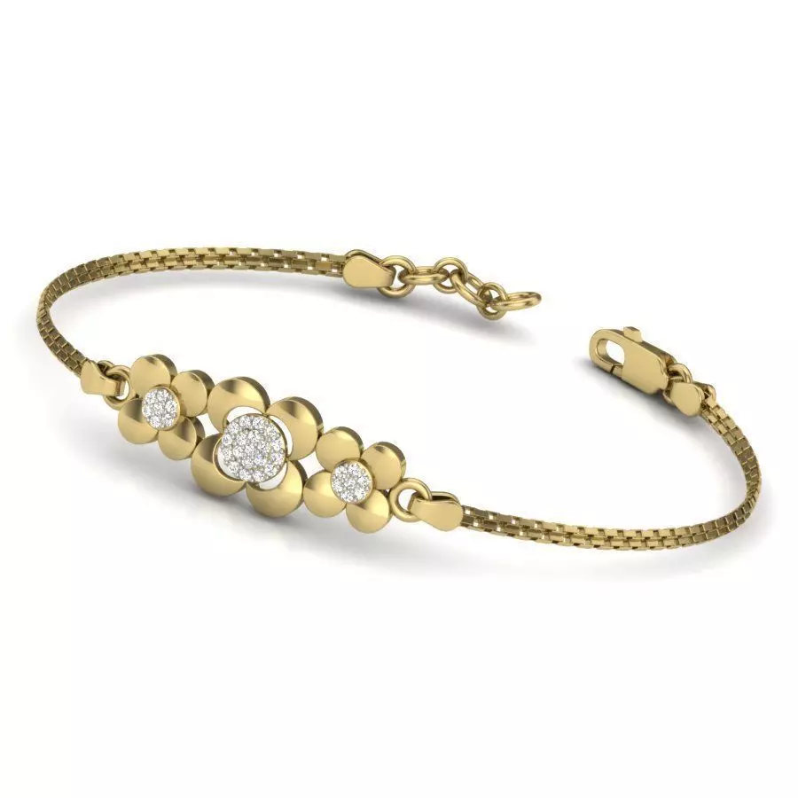 Women bracelets 3dm stl render detail 3D print model 3D print model_0