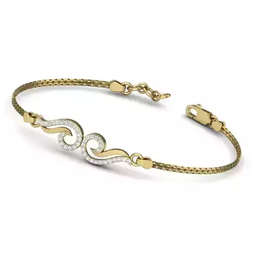 Women bracelets 3dm stl render detail 3D print model