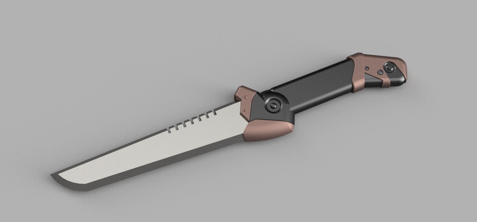 Destiny Fallen The Shock Dagger  3D print model_2