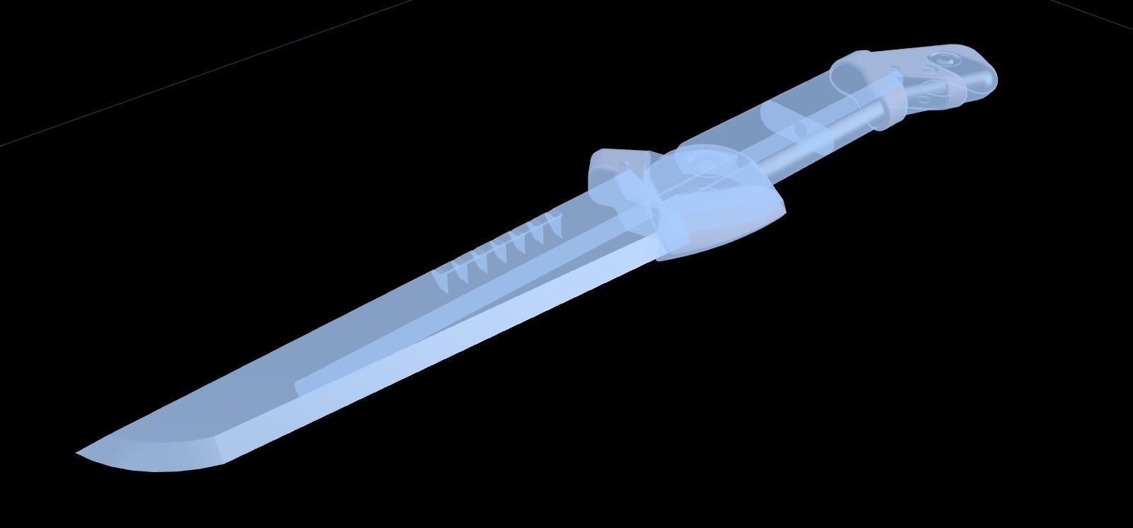 Destiny Fallen The Shock Dagger  3D print model_5