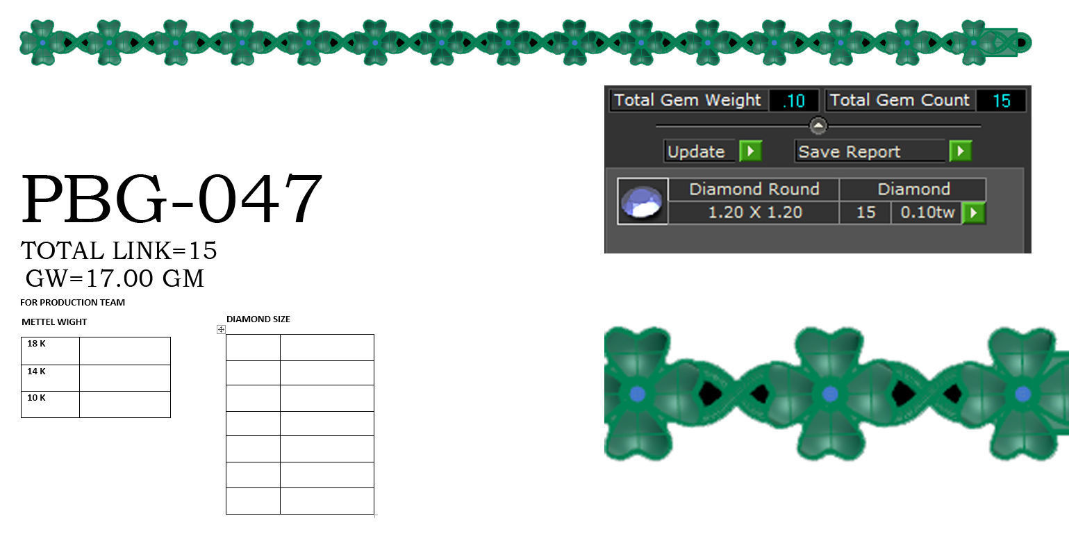 Women bracelets 3dm stl render detail 3D print model 3D print model_3