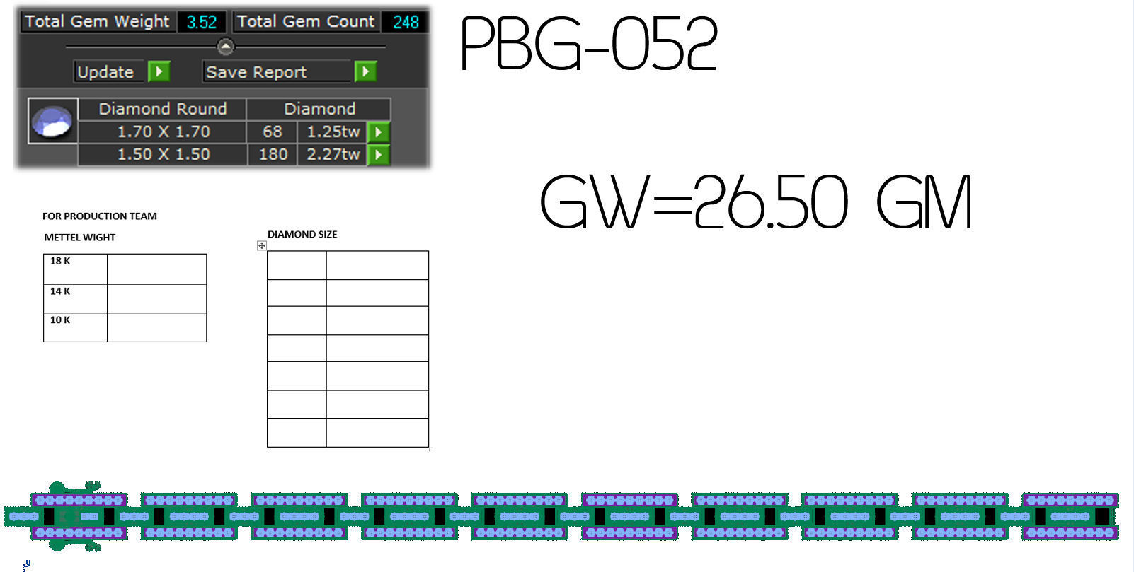 Women bracelets 3dm stl render detail 3D print model 3D print model_4