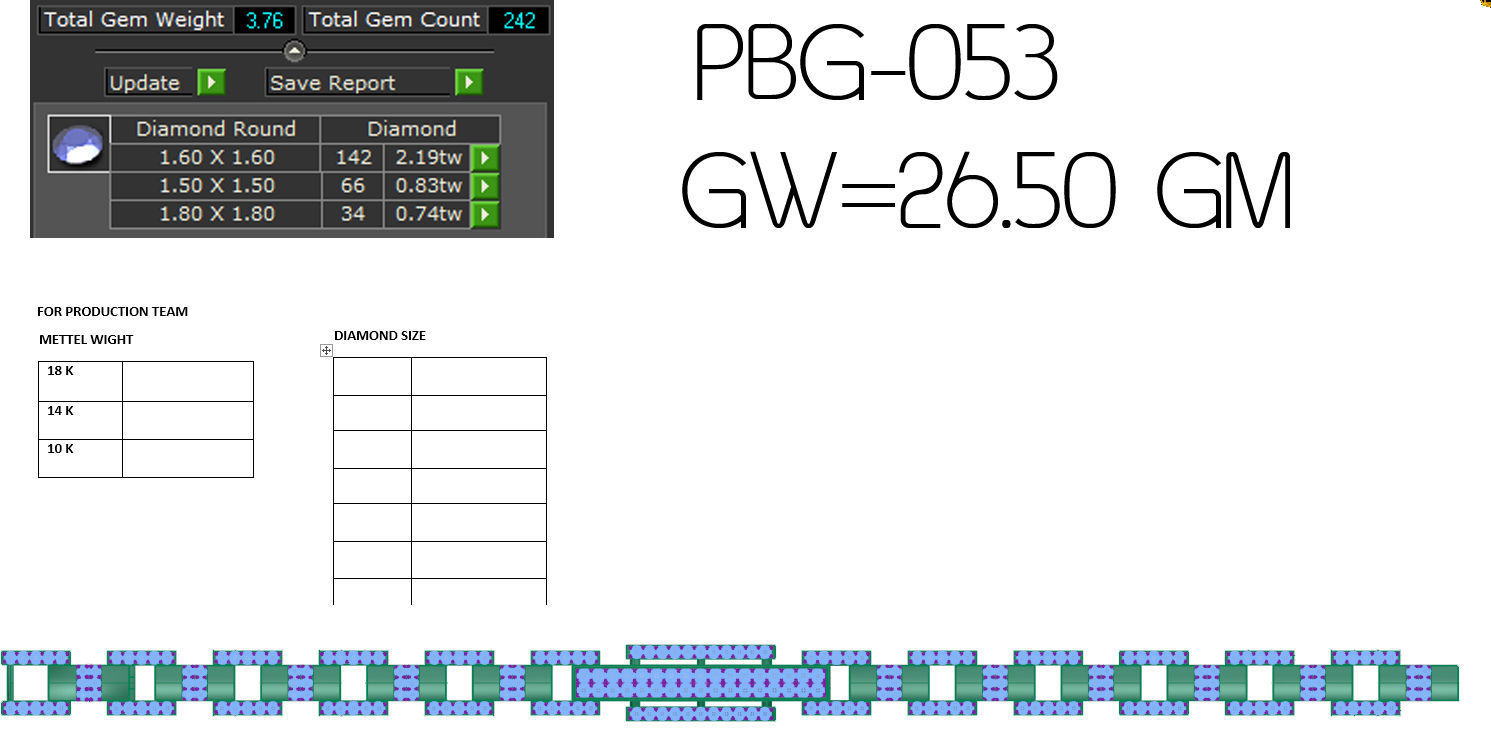 Women bracelets 3dm stl render detail 3D print model 3D print model_4