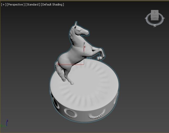 Horse figure 3D print model_20