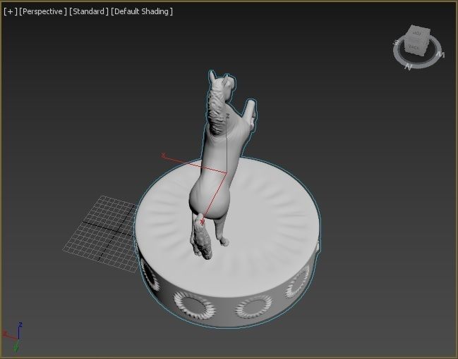 Horse figure 3D print model_24