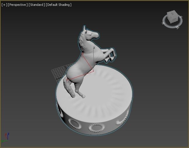 Horse figure 3D print model_21