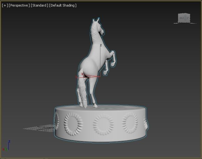 Horse figure 3D print model_5
