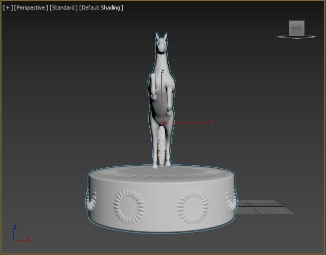 Horse figure 3D print model_33