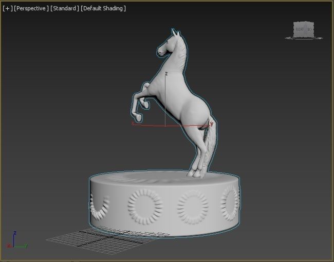 Horse figure 3D print model_10