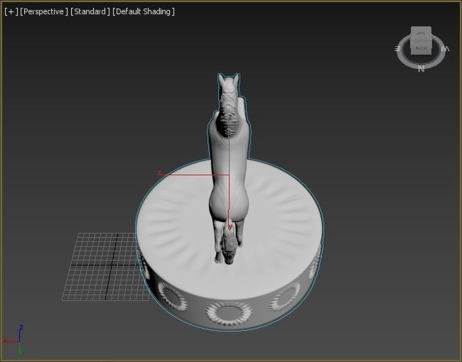 Horse figure 3D print model_25