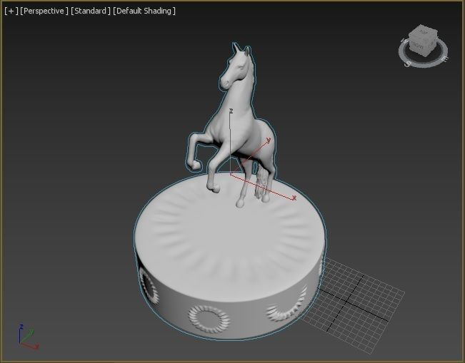 Horse figure 3D print model_14