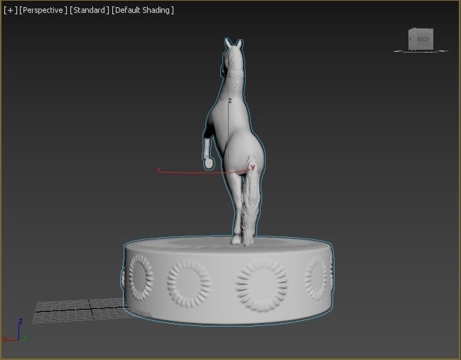 Horse figure 3D print model_8