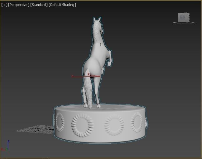 Horse figure 3D print model_6