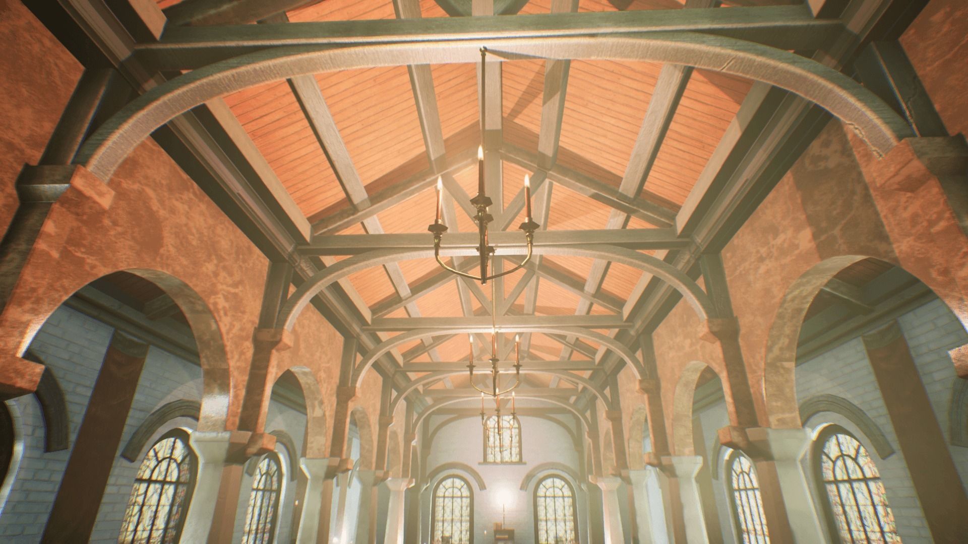 Church for Unreal Updated Low-poly 3D model_19