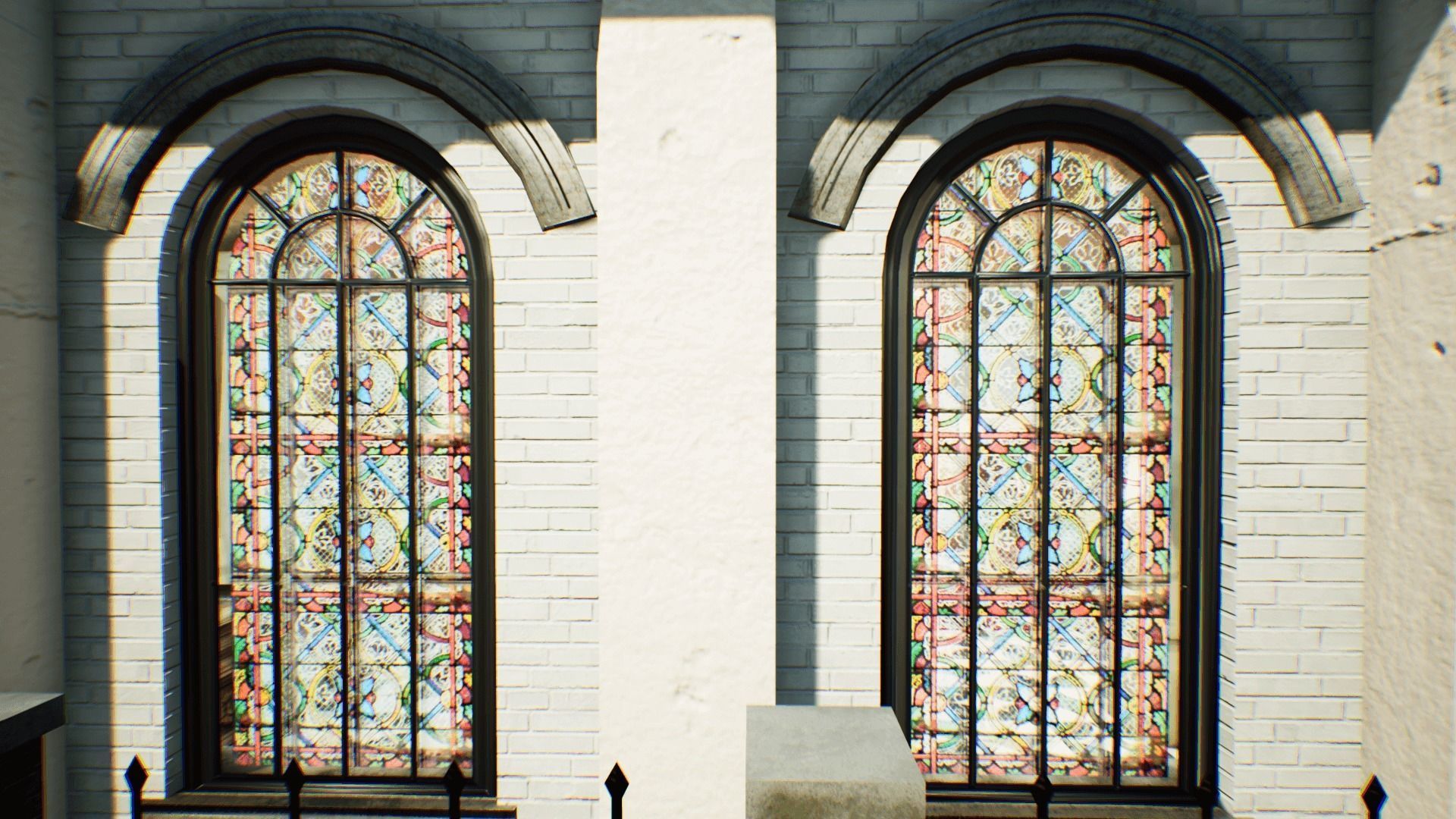 Church for Unreal Updated Low-poly 3D model_6