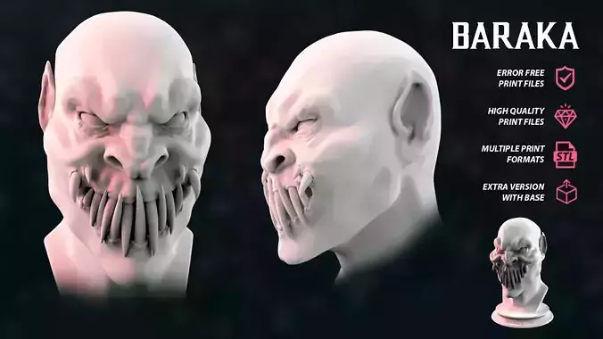 Baraka Fan Art 3D print model