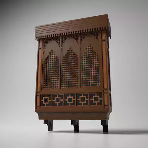 Islamic Window Mashrabiya 3D model