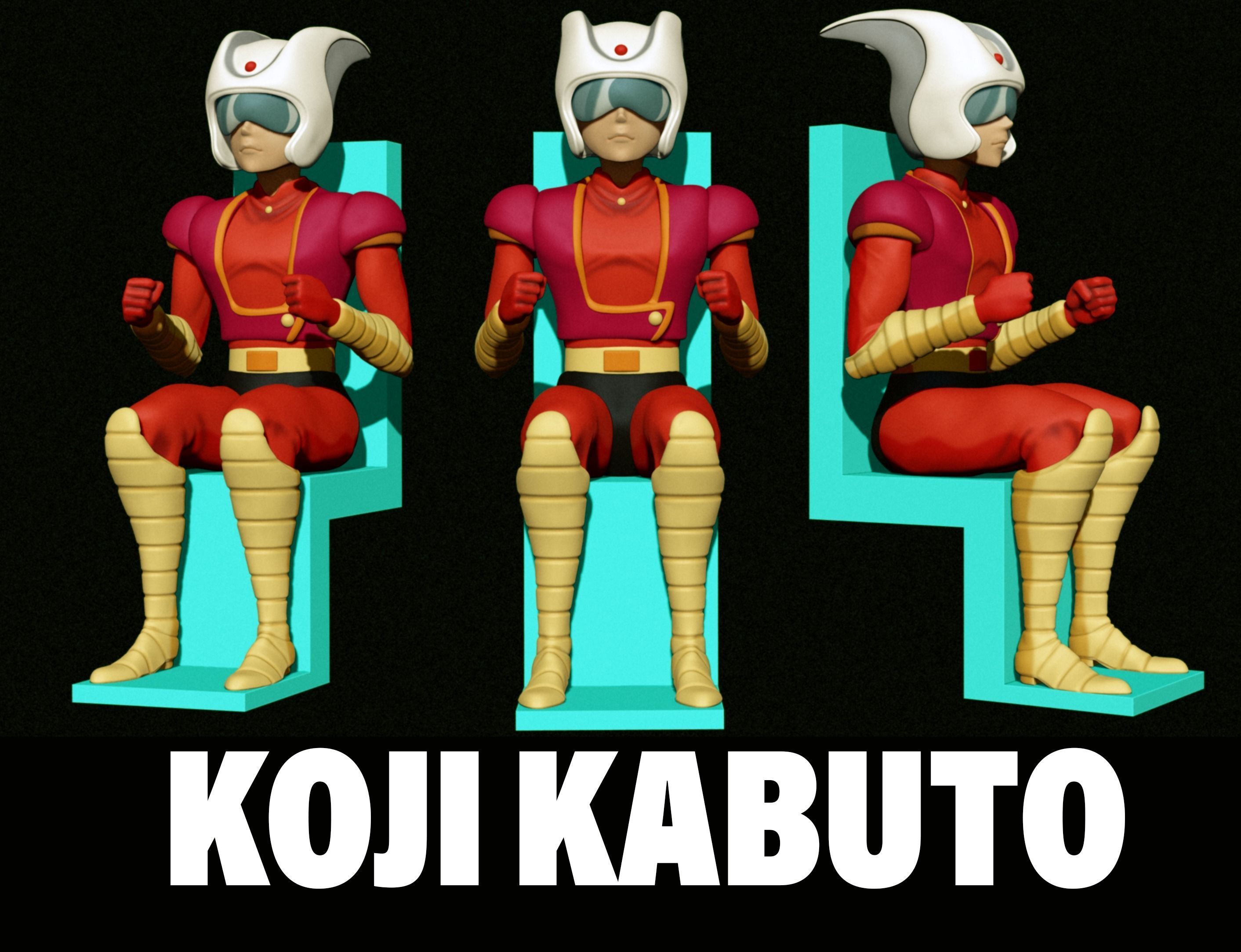 Kojj Kabuto Mazinga Z  3D print model_5