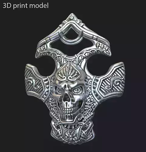 Skull pendant jewelry Biker vol8