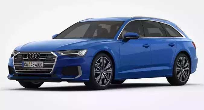 Audi A6 S-Line Avant 2019 3D model