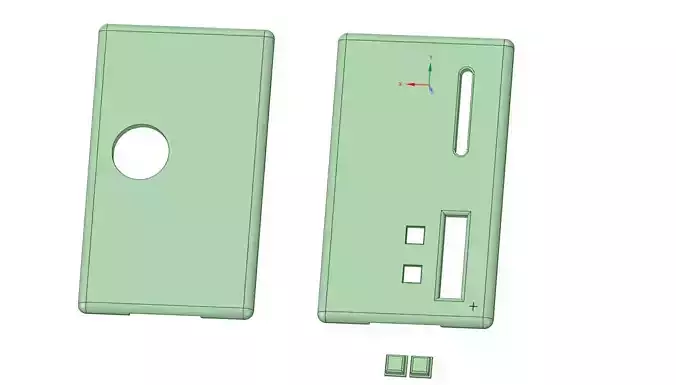 Billetbox Panels rev 4 with cutouts 3D print model