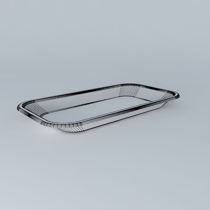 plate Free 3D model_4