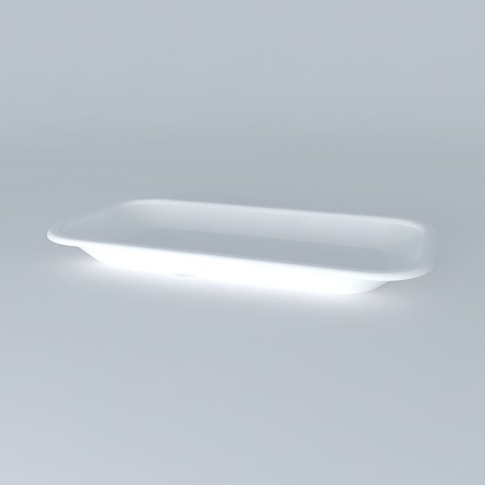 plate Free 3D model_1