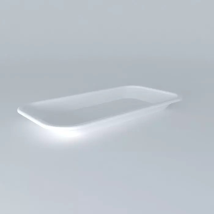 plate Free 3D model_0