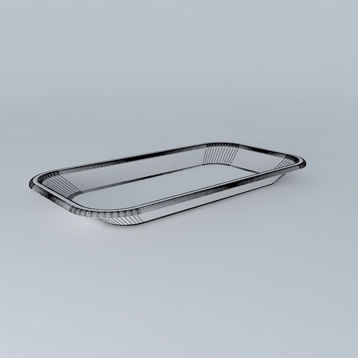 plate Free 3D model_3