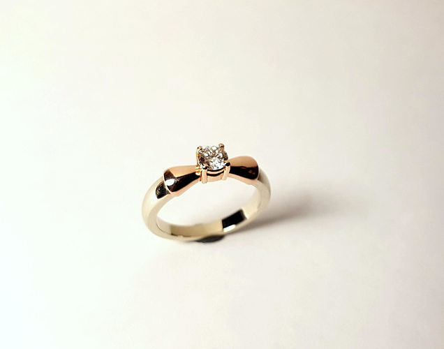 bow ring 2  composite ring  3D print model
