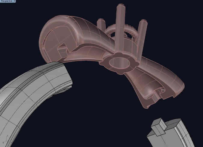 bow ring 2  composite ring  3D print model_3