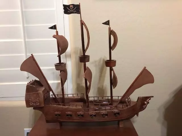 Pirate ship 3D print model_0