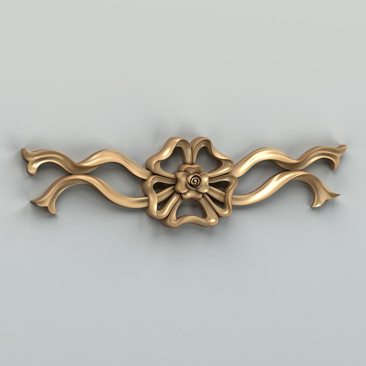 Carved decor horizontal 031 3D model_1