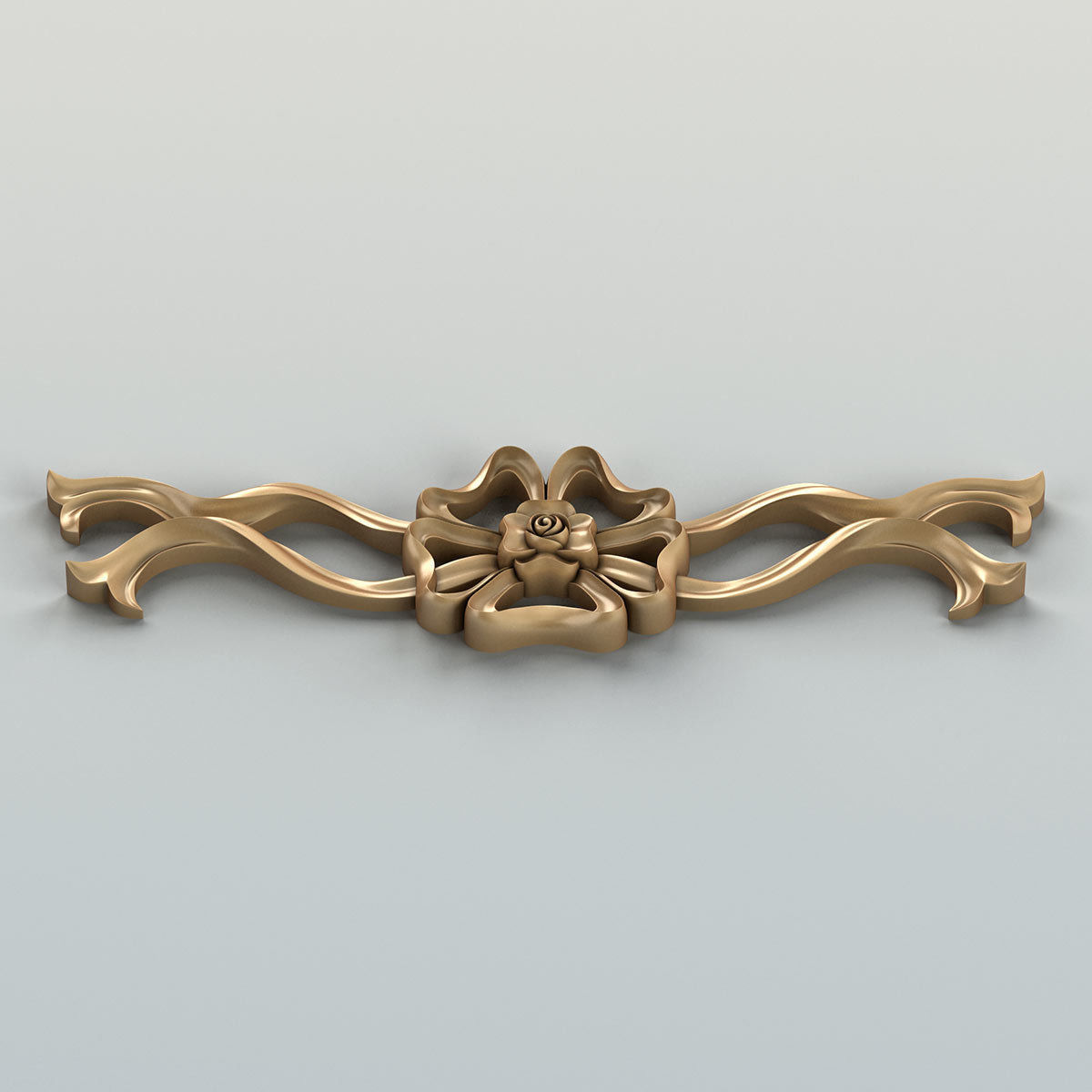 Carved decor horizontal 031 3D model_3