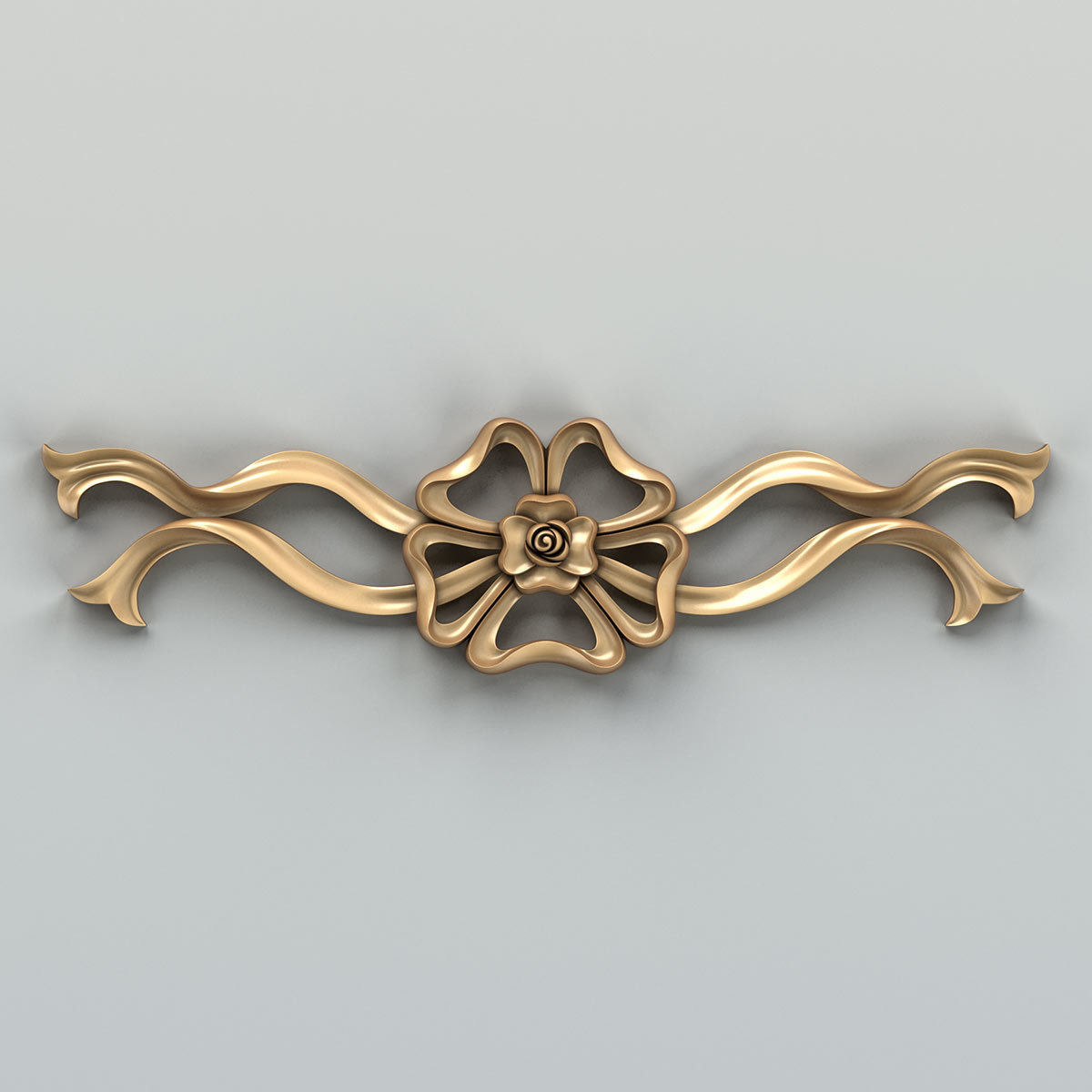 Carved decor horizontal 031 3D model_2