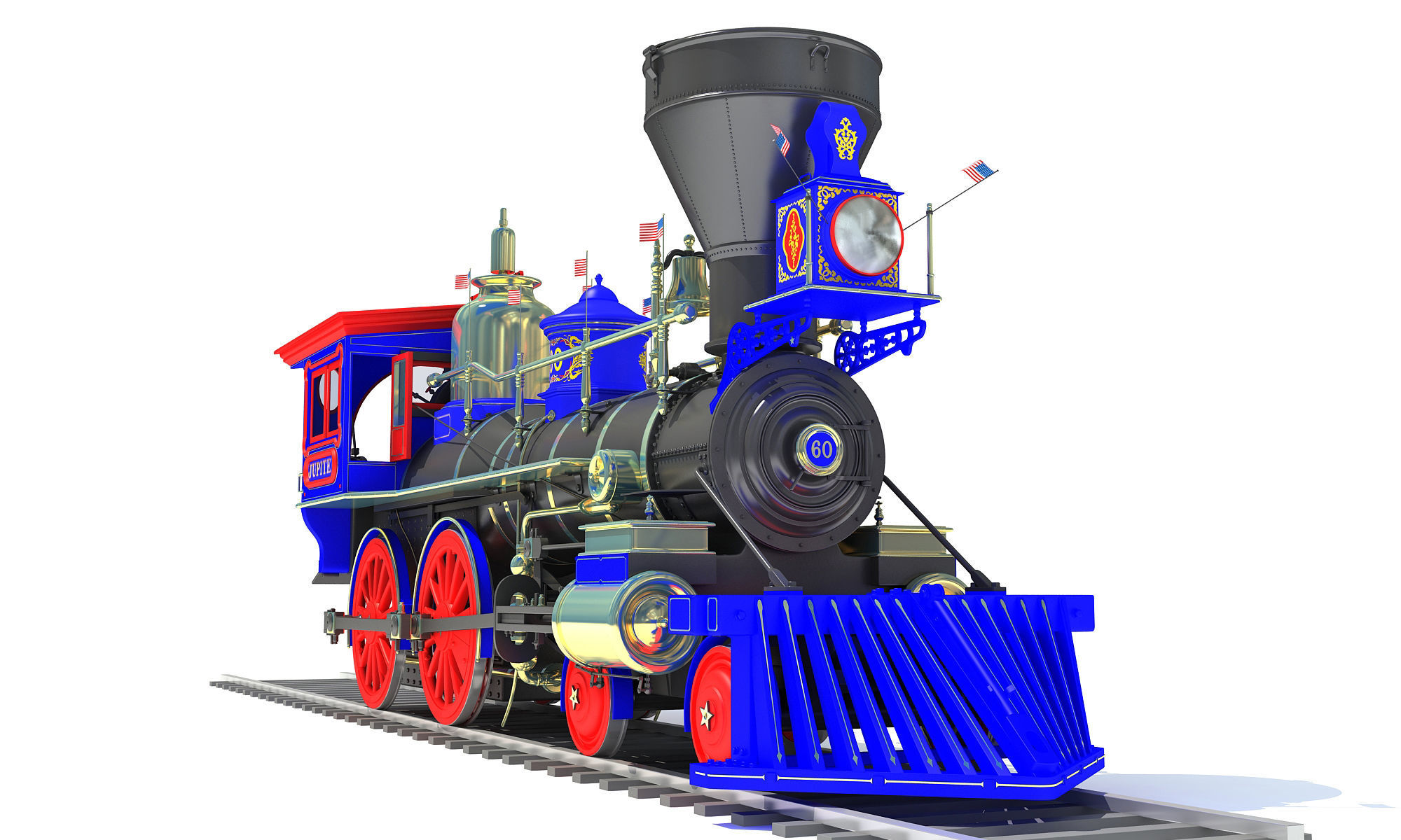 Jupiter Locomotive 3D model_2
