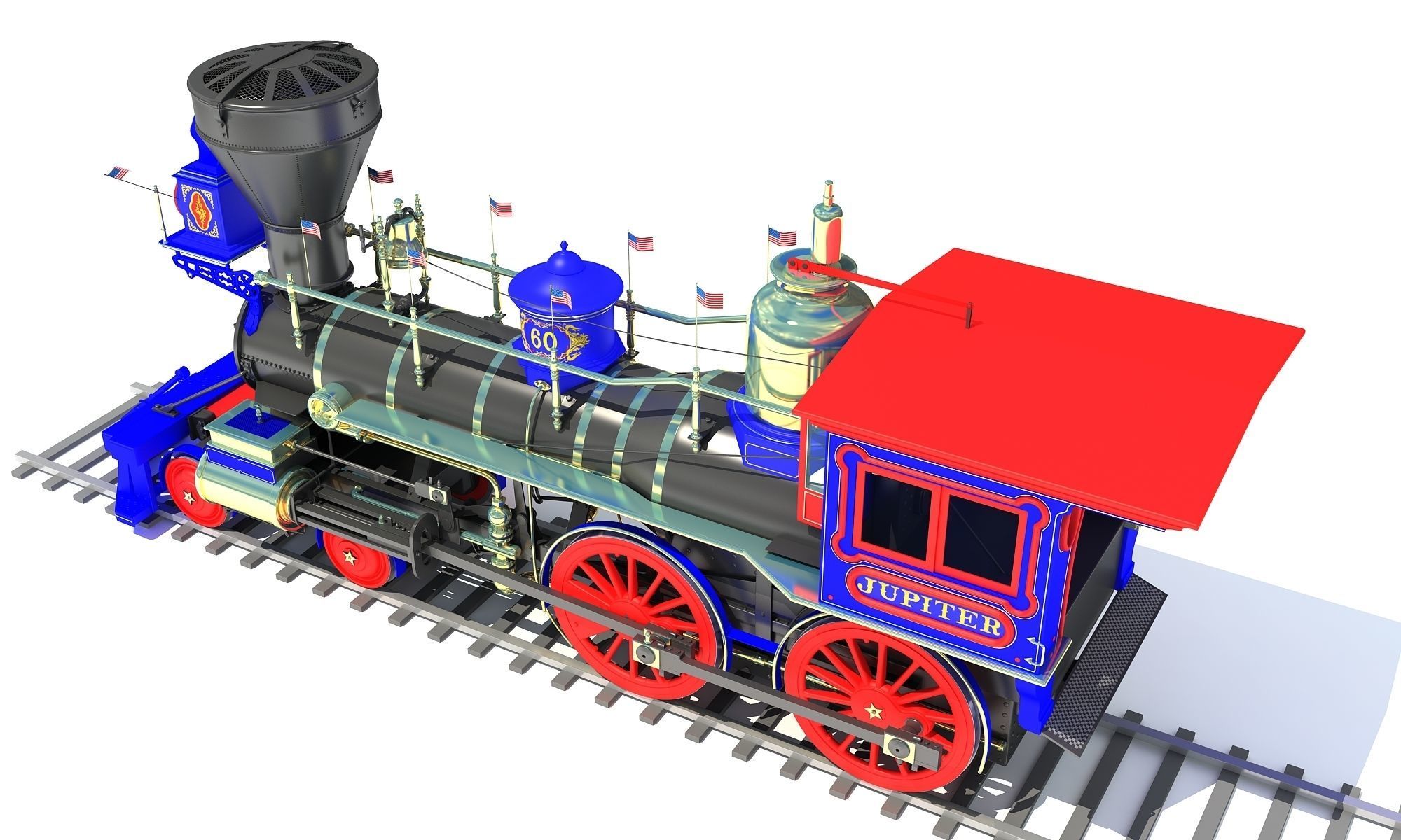 Jupiter Locomotive 3D model_6