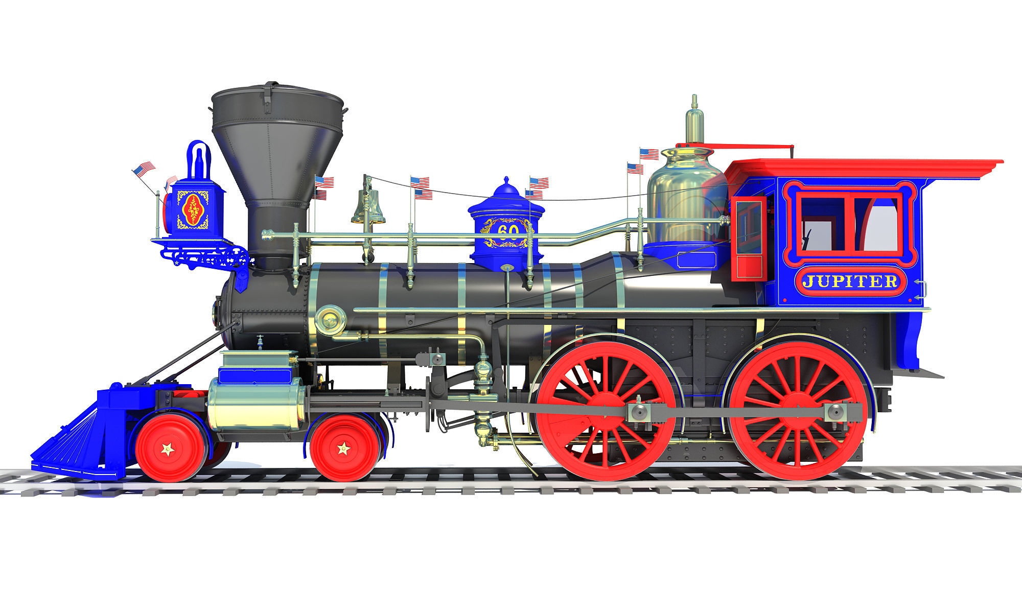 Jupiter Locomotive 3D model_4