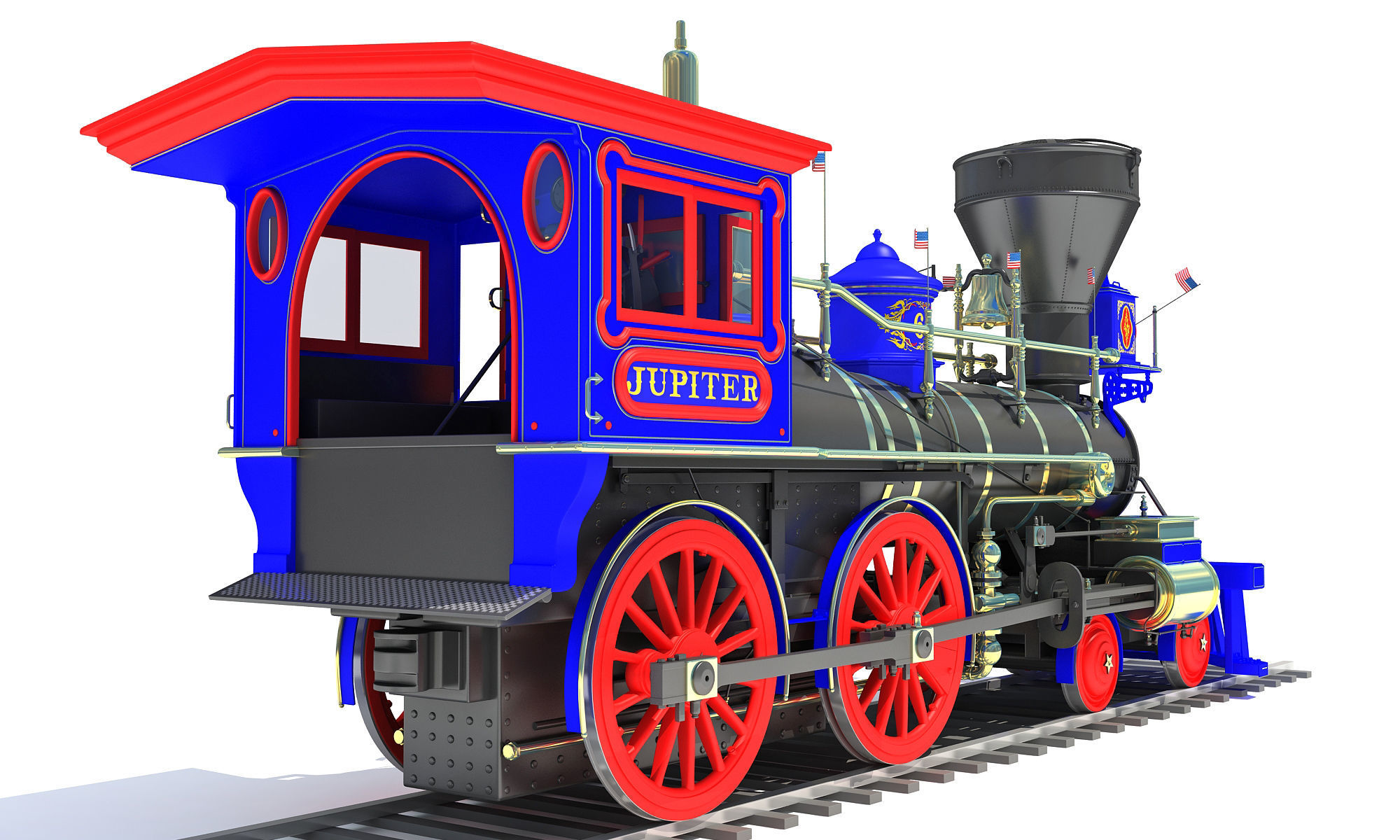 Jupiter Locomotive 3D model_8