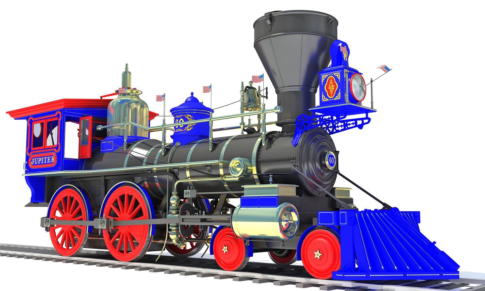 Jupiter Locomotive 3D model_1