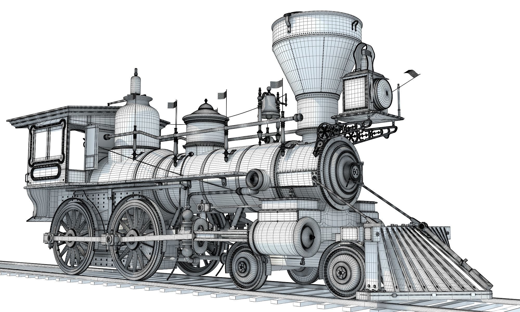 Jupiter Locomotive 3D model_17