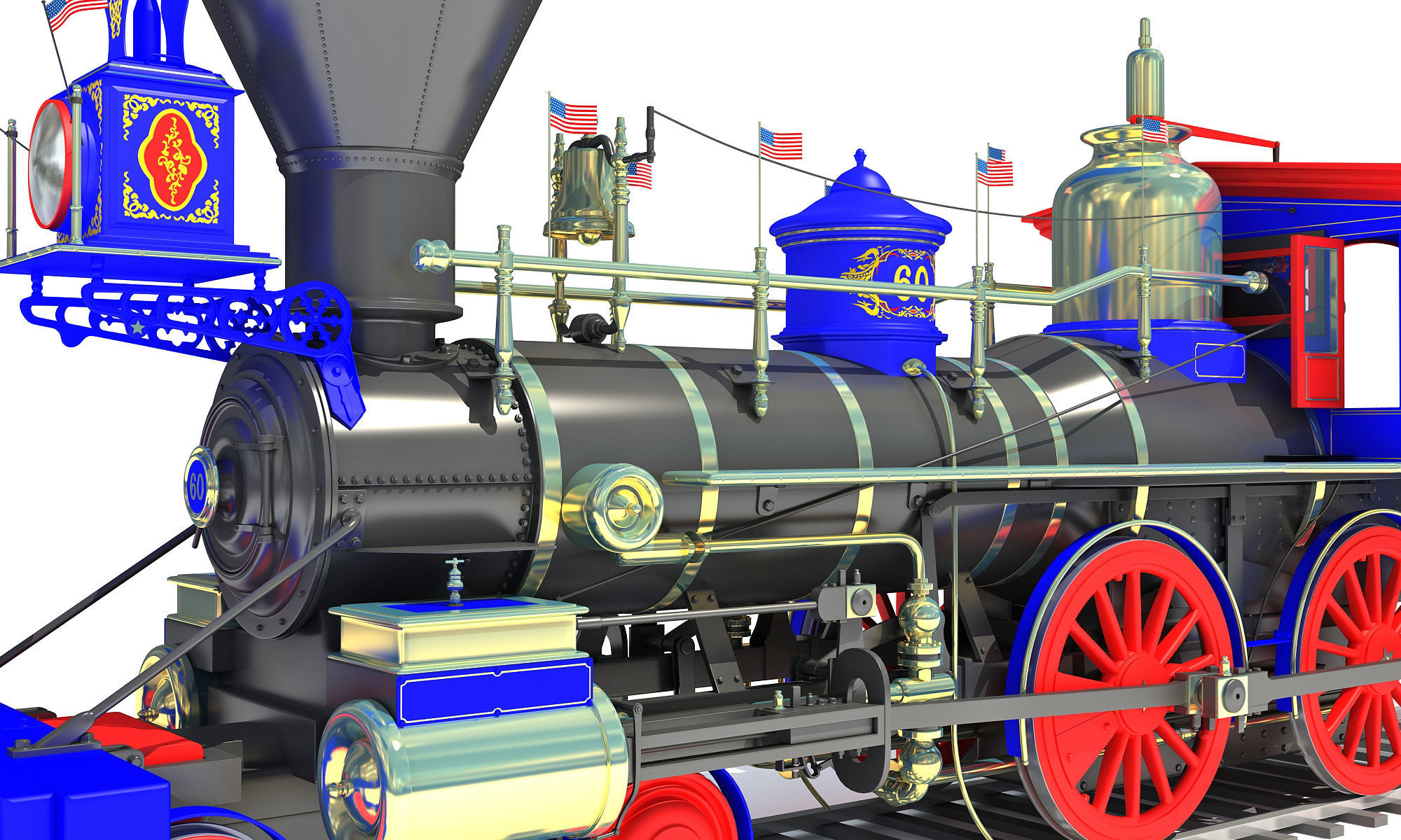 Jupiter Locomotive 3D model_12