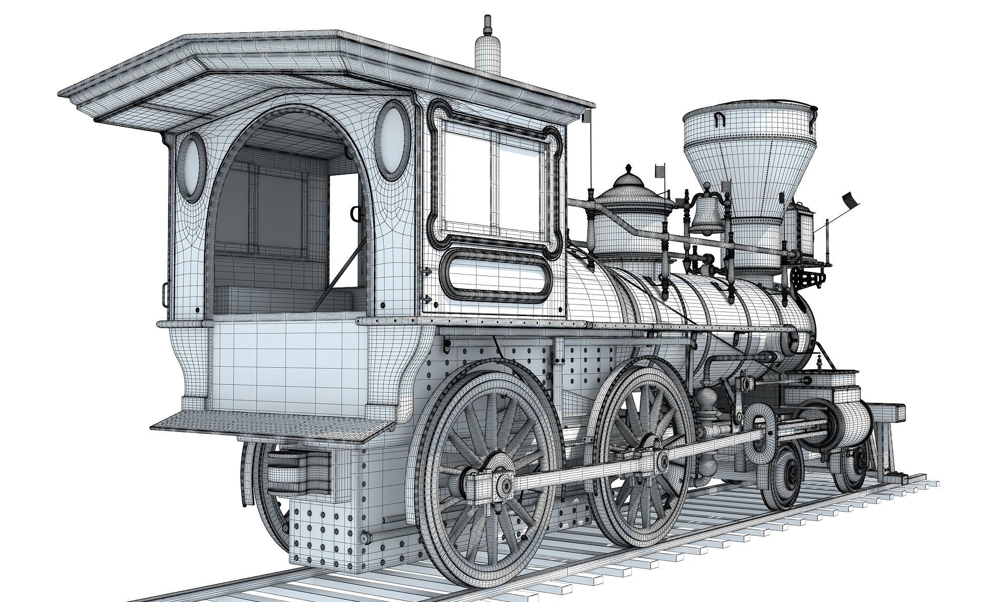 Jupiter Locomotive 3D model_15