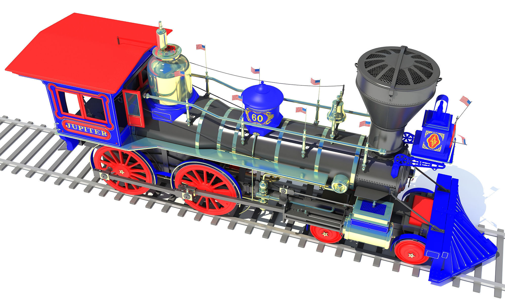 Jupiter Locomotive 3D model_11