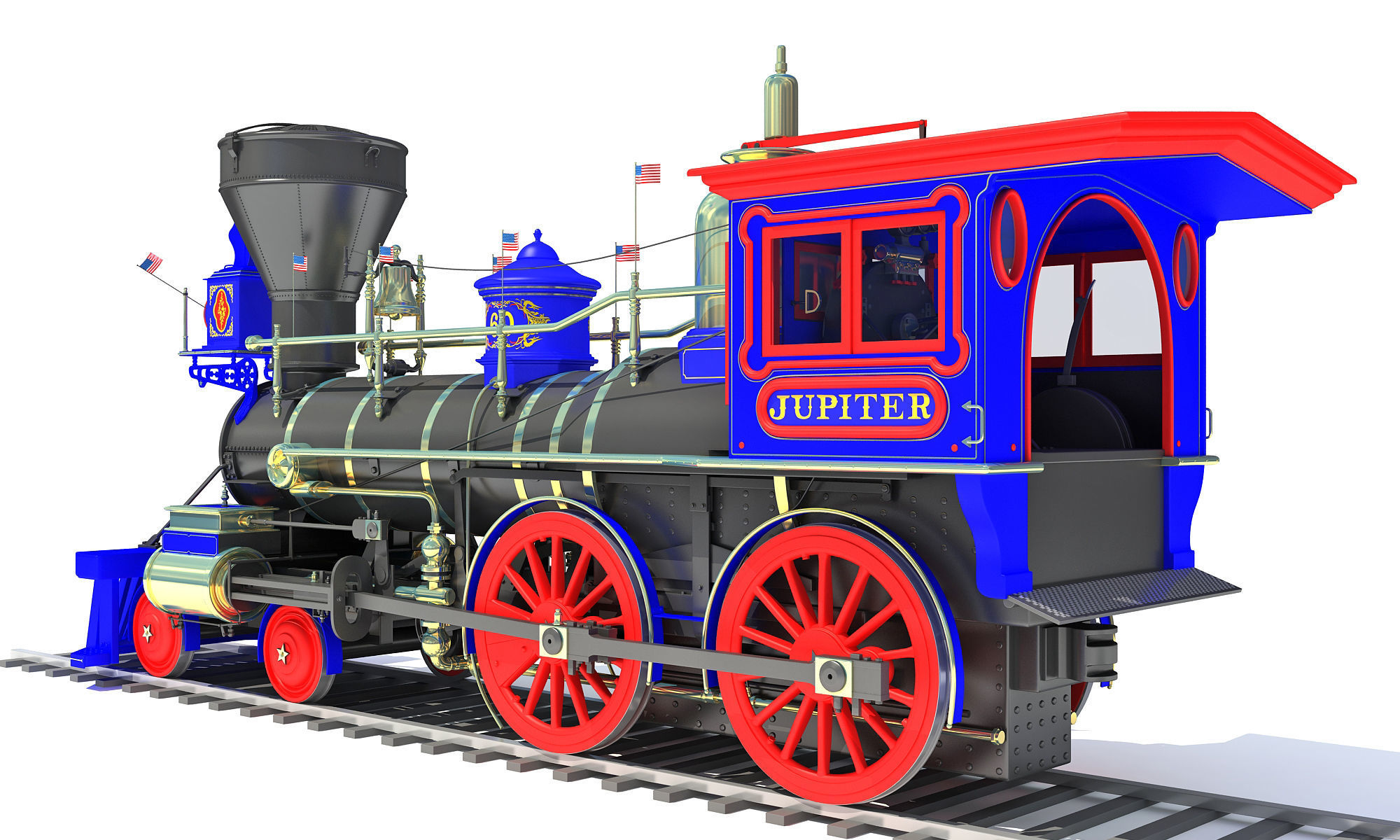 Jupiter Locomotive 3D model_5
