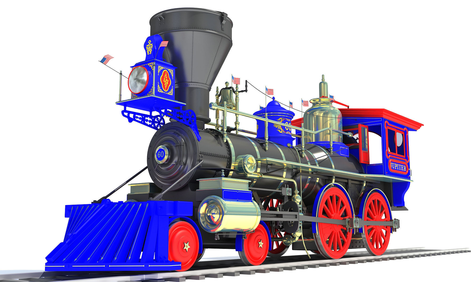 Jupiter Locomotive 3D model_3