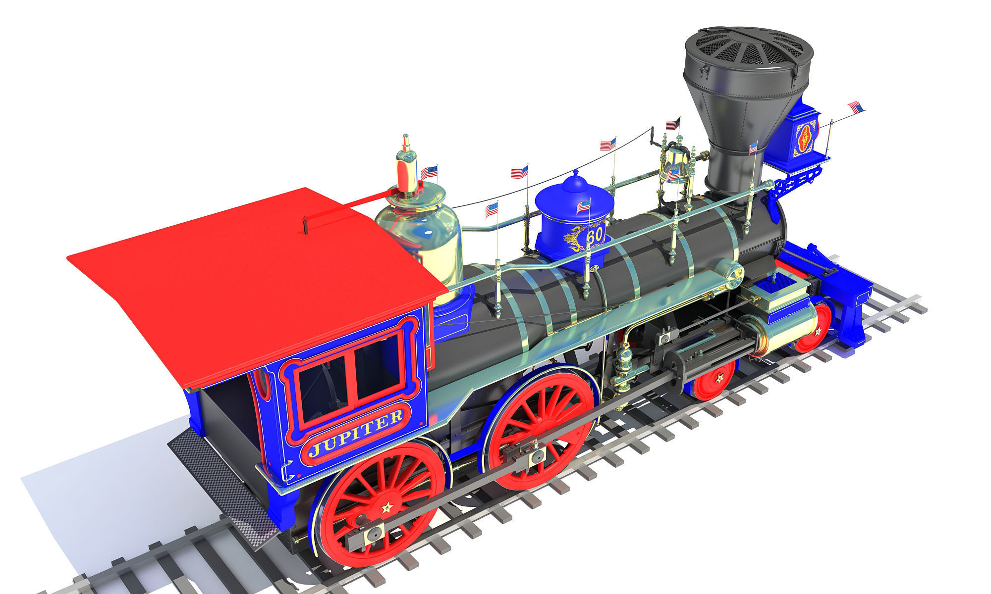 Jupiter Locomotive 3D model_9
